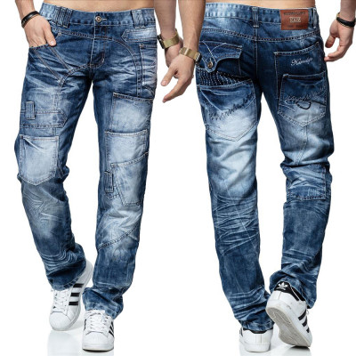 KOSMO LUPO kalhoty pánské KM120 jeans džíny