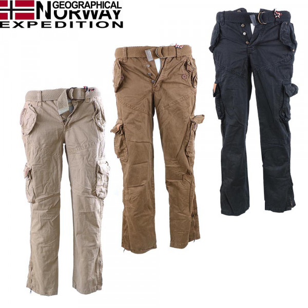 GEOGRAPHICAL NORWAY kalhoty pánské POLISH kapsáče