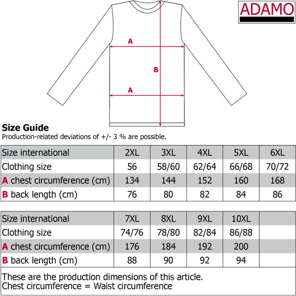ADAMO pyžam pánské BRIANrozepínací nadměrná velikost