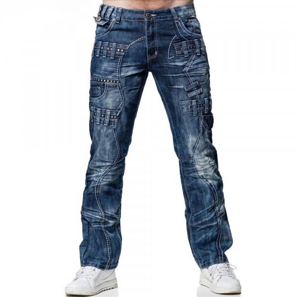 KOSMO LUPO kalhoty pánské KM009 džíny, jeans