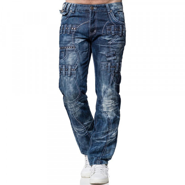 KOSMO LUPO kalhoty pánské KM009 džíny, jeans