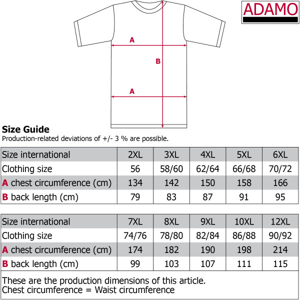 ADAMO tričko pánské MARCO nadměrná velikost