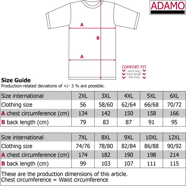 ADAMO tričko pánské YACHTING nadměrná velikost