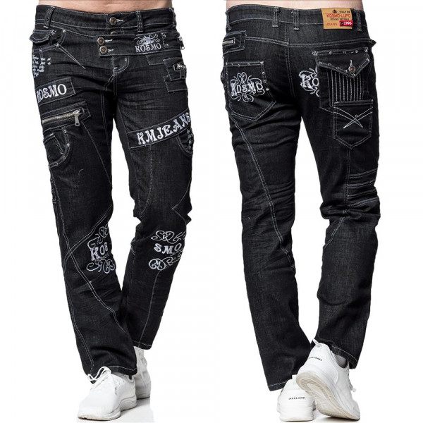 KOSMO LUPO kalhoty pánské KM051-1 jeans džíny