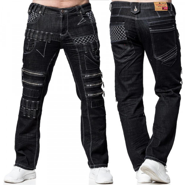 KOSMO LUPO kalhoty pánské KM8006-1 džíny, jeans