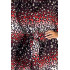 287-23 SOFIA Sukienka motyl z wiązaniem w pasie - JAGUAR