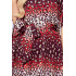 287-23 SOFIA Sukienka motyl z wiązaniem w pasie - JAGUAR