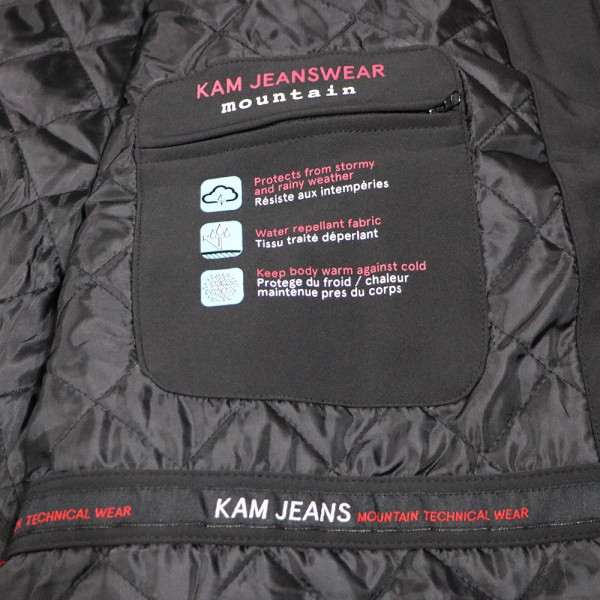 KAM bunda pánská KV59 softshell nadměrná velikost