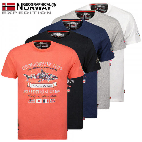 GEOGRAPHICAL NORWAY tričko pánské J-SHARK MEN