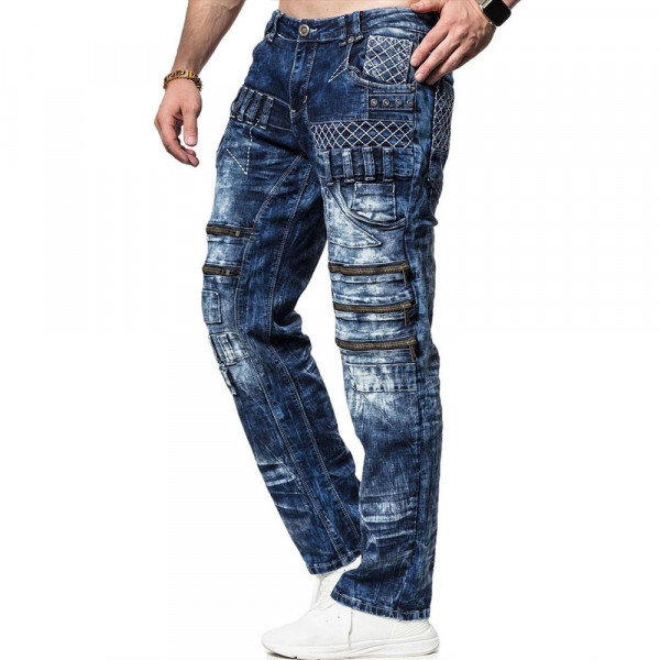 KOSMO LUPO kalhoty pánské KM8006 džíny, jeans