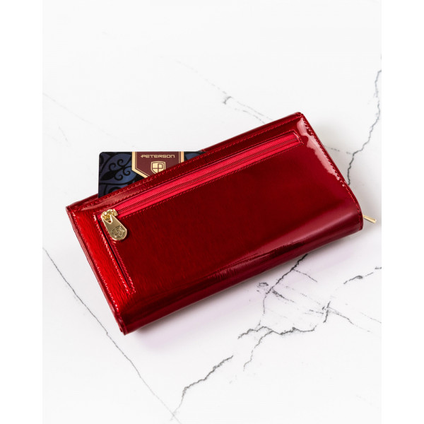 PETERSON peněženka dámská 421077-SH RED kůže